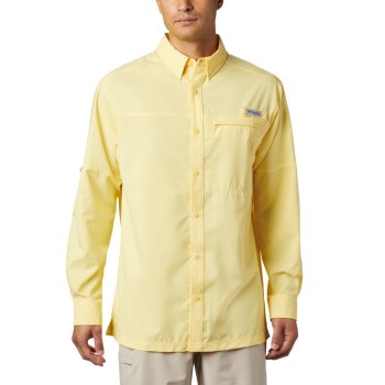 Columbia Muške Košulje - PFG Grander Marlin Woven Long Sleeve Narančaste | DUOB-53692
